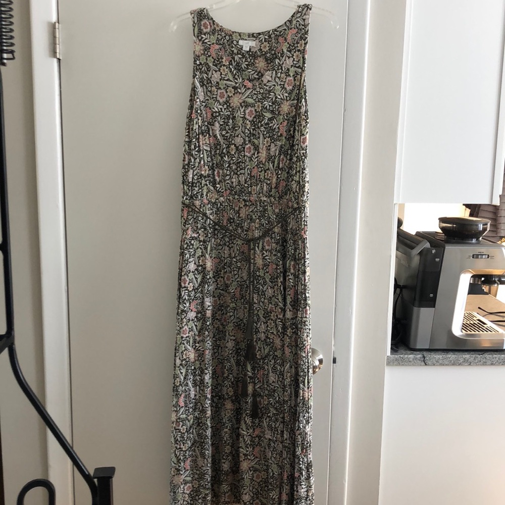 J Jill tie waist dress. Like new.
